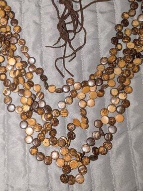 Chan Luu Multi Strand Coconut Shell Necklace 6540